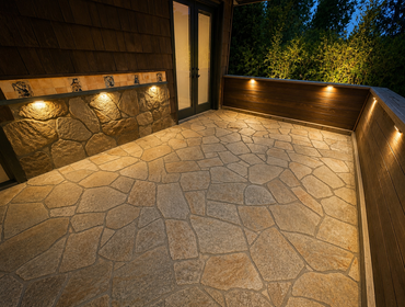 Balcony Waterproofing and Stone Patio Restoration Los Angeles Exterior balcony and patio restoration project in Los Angeles featuring surface demolitio