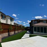 Photos by Cornerstone Hardscape #3 Backyard Hardscape & Artificial Turf Installation
Complete backyard transformation featuring a clean, modern, low-m