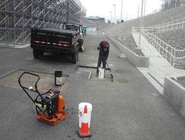 Patching work