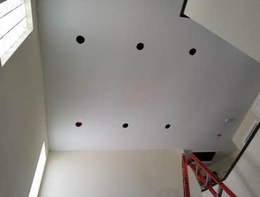 Photos by Robele Electric, LLC #3 Recess lights at high ceiling