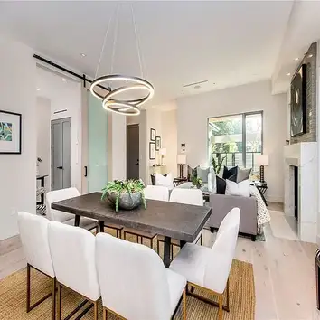 Modern Family Home This beautiful home was built completely from the ground up and features open spaces with an elegant modern design.