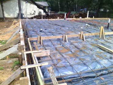 Concrete foundation