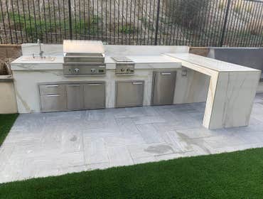 Photos by Building Greatness Inc #1 This project intakes a remodel for the pool including plaster, tiles and the jacuzzi. The front and backyard we add