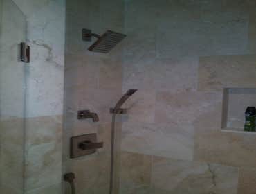 Shower with handheld