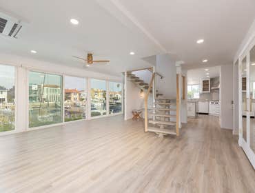 Floating stairs remodeling