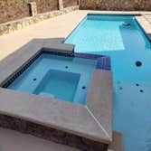 Photos by Aixac Pool & Spa Construction This family size swimming pool was recently completed for a starting cost of $42,000.00 as you see it. I is hea