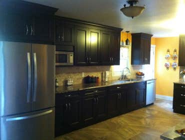 cabinets, backsplash & tiles