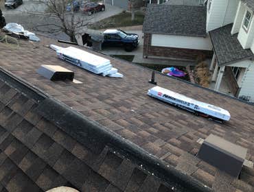 GAF Armorshield II Class 4 IR (Barkwood) - Re-roofed due to hail damage. Shingle installed was a GAF Armorshield II in Barkwood