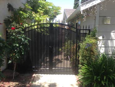 Arched Gate with expanded mesh