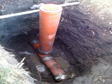 Sewer Clean Out Installed