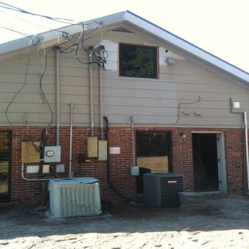 Rear During Construction