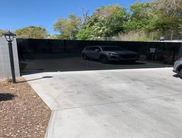 Sliding gate with lift master opener is