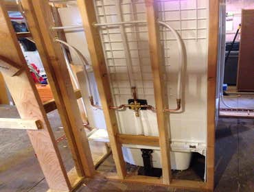 Shower install