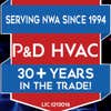 P&d HVAC logo