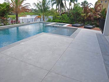 Modern Concrete Pool DEck