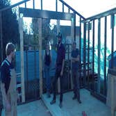 new / old kitchen framing