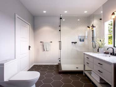 Kitchen and Bathroom rendering in Studio City